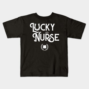 Lucky Nurse Funny St Patricks Day Kids T-Shirt